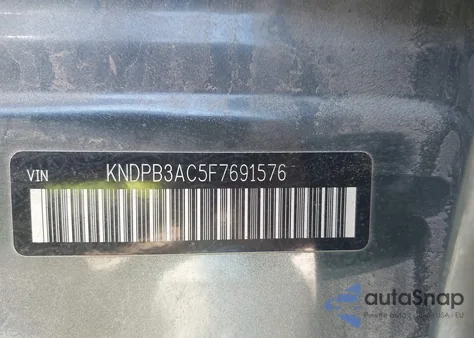 2015 Kia Sportage Lx из США, поврежденный, VIN KNDPB3AC5F7691576